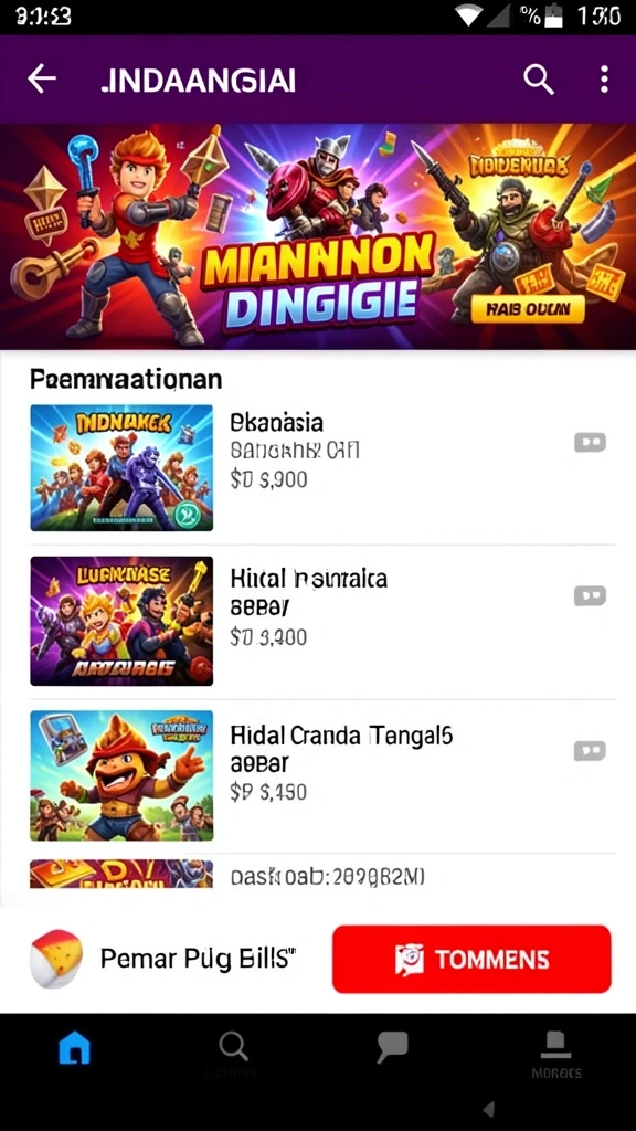 Tangkapan layar menunjukkan aksi seru dalam AFAF.