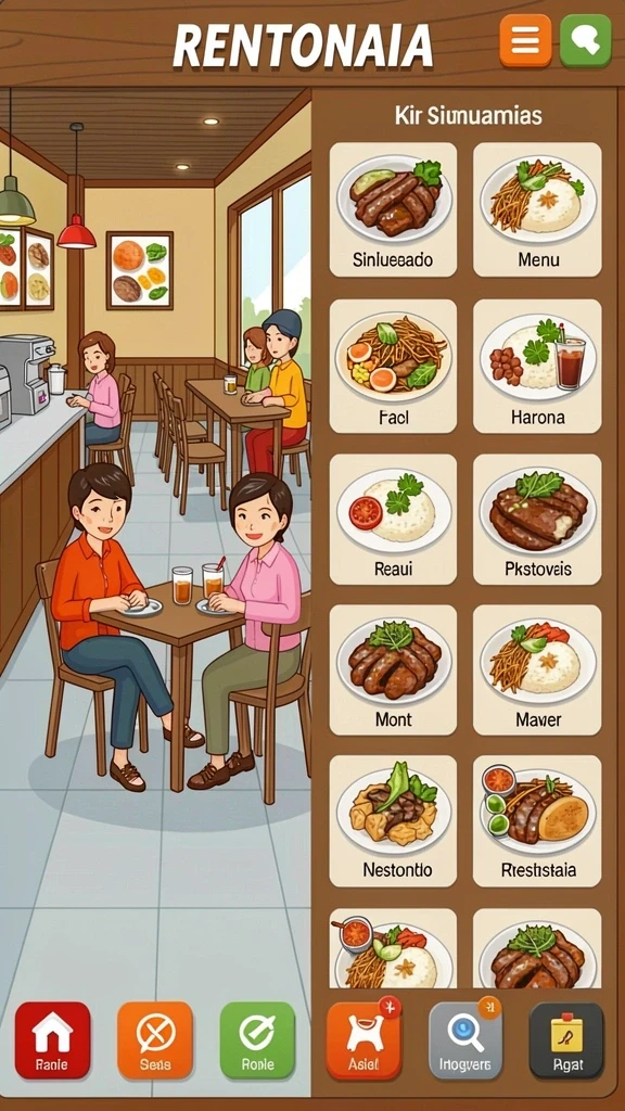 Screenshot ini menunjukkan level baru yang penuh warna dan tantangan.