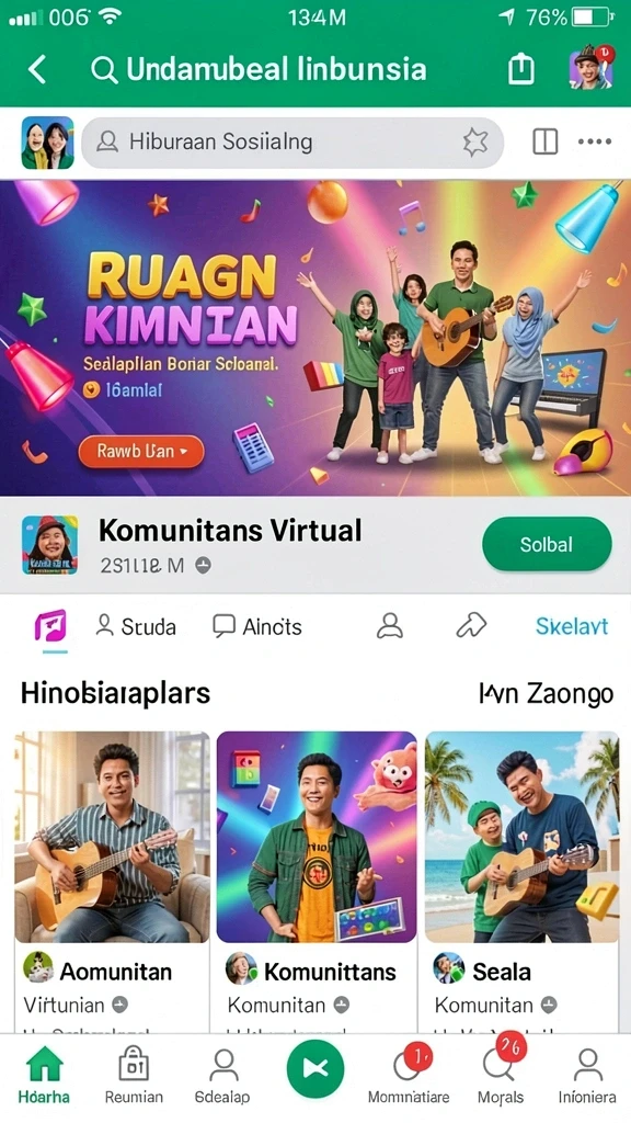 Pengalaman multiplayer yang seru dan interaktif.