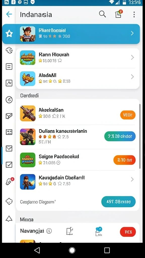 Tampilan antarmuka yang menarik dan mudah digunakan.