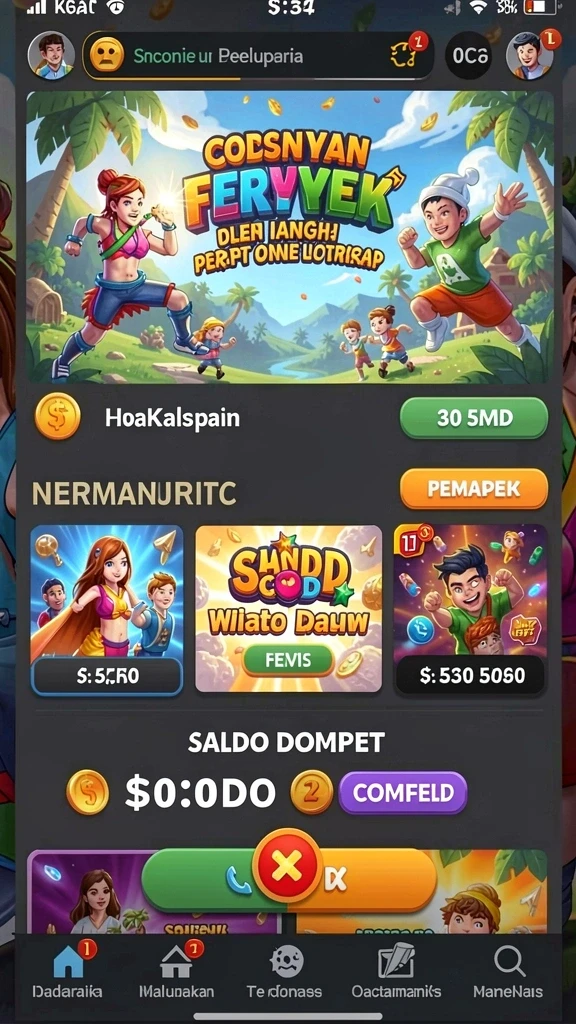 Tampilan antarmuka yang user-friendly dan menarik.