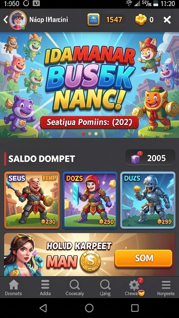 Aplikasi BURSA188 dalam mode permainan live.