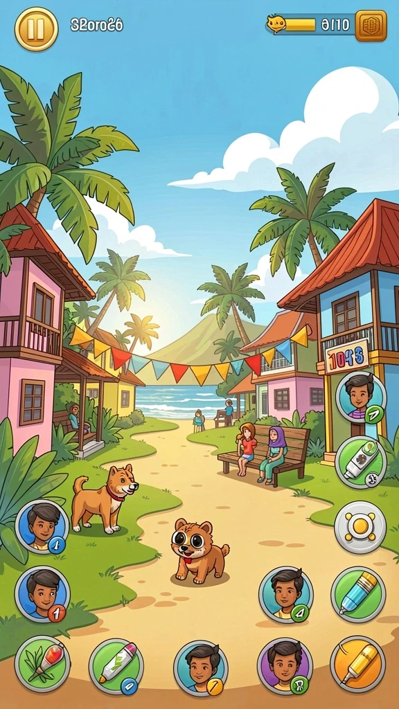 Gameplay yang mendebarkan di setiap level.