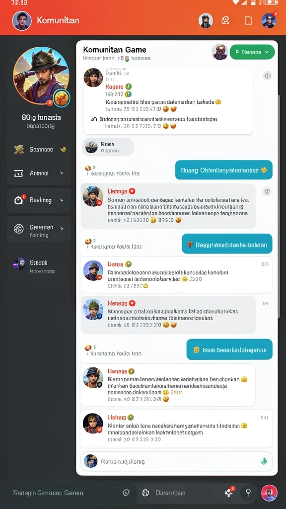 Tampilan antarmuka GARCO200 yang mudah dinavigasi.