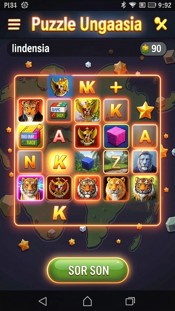 Berinteraksi dengan teman dalam mode multiplayer.