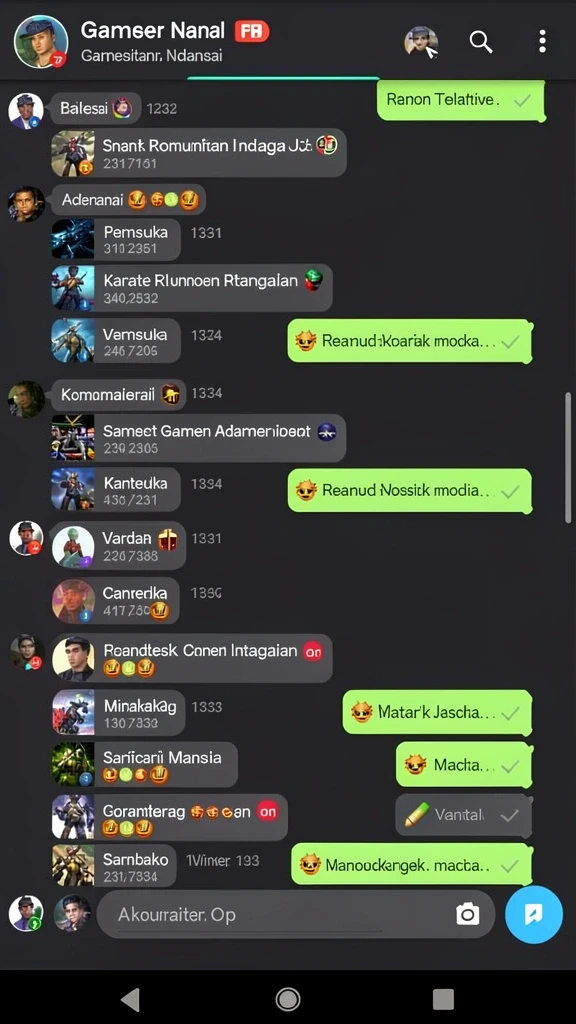 Fitur interaksi yang memungkinkan pengguna bersosialisasi.
