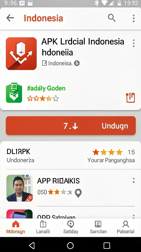 Tampilan antarmuka yang user-friendly dan modern.
