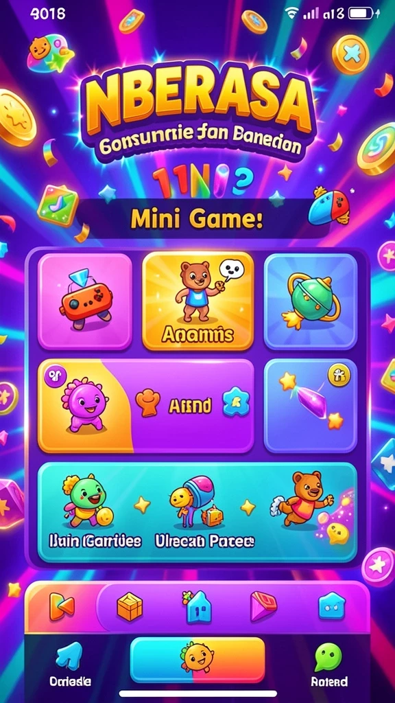Screenshot menampilkan antarmuka permainan yang menarik.