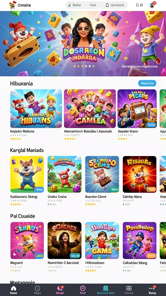 Karakter-karakter lucu dan menggemaskan di dalam game.