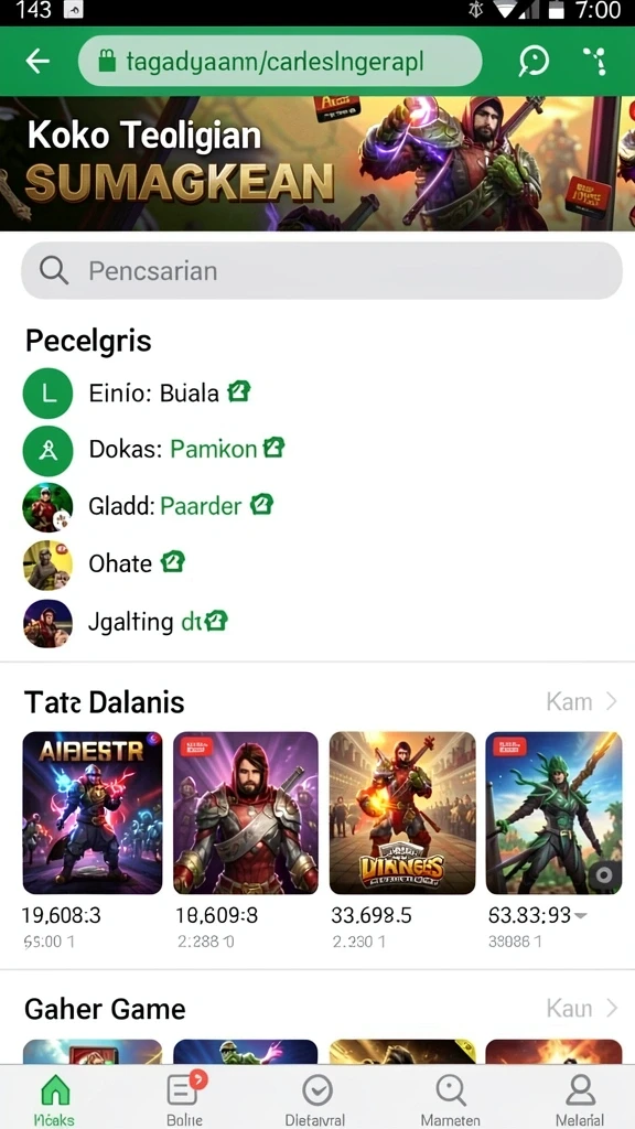 Antarmuka pengguna yang sederhana dan mudah dinavigasi.
