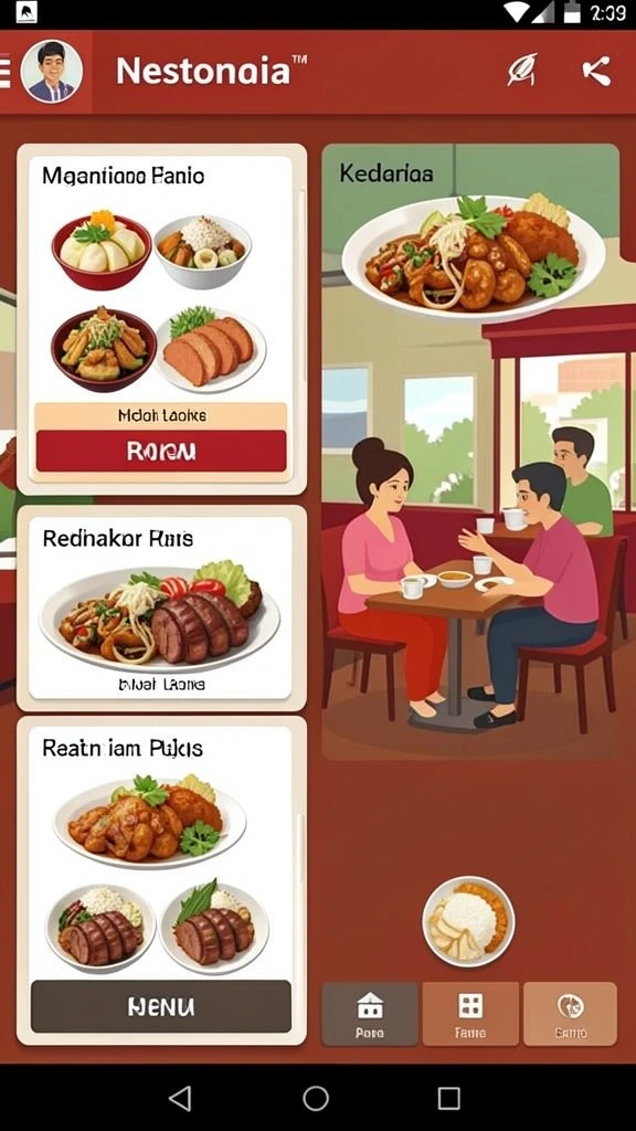 Tampilan antarmuka MARIATOGEL yang sederhana dan modern.
