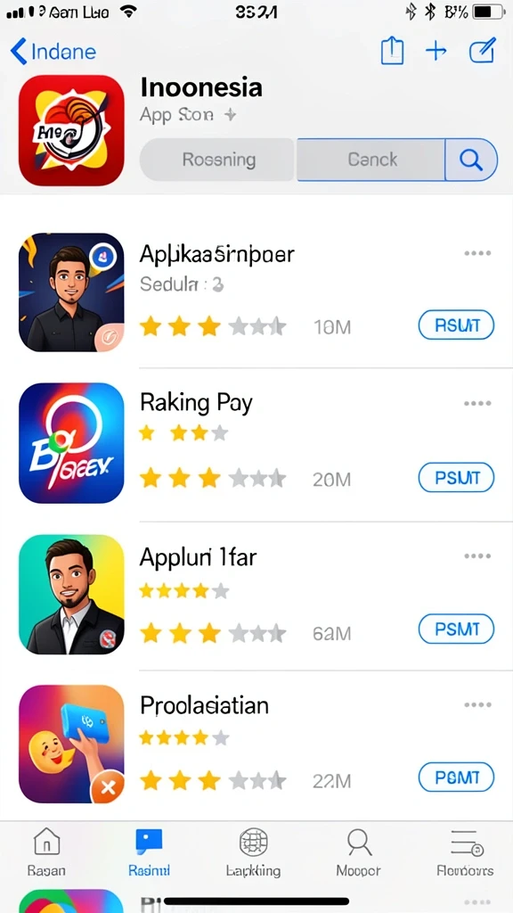 Tampilan antarmuka pengguna yang menarik.