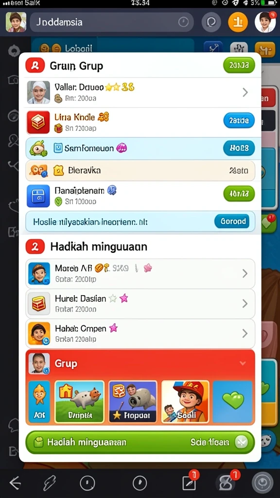 Momen seru saat menyelesaikan misi menantang.