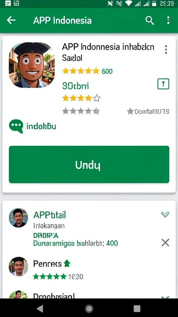 Tampilan antarmuka yang menarik dan modern.