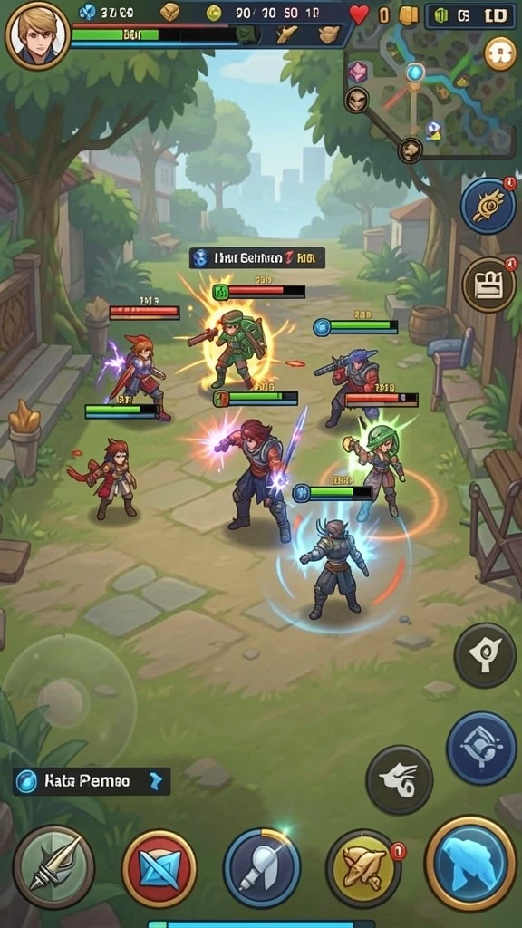 Mode permainan multiplayer dengan interaksi seru.