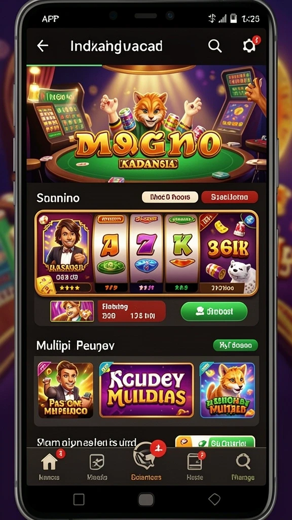 Gambar mesin slot dengan tema laut yang menarik.