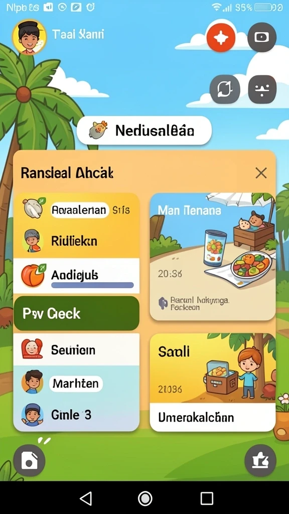 Tampilan antarmuka yang ramah pengguna.