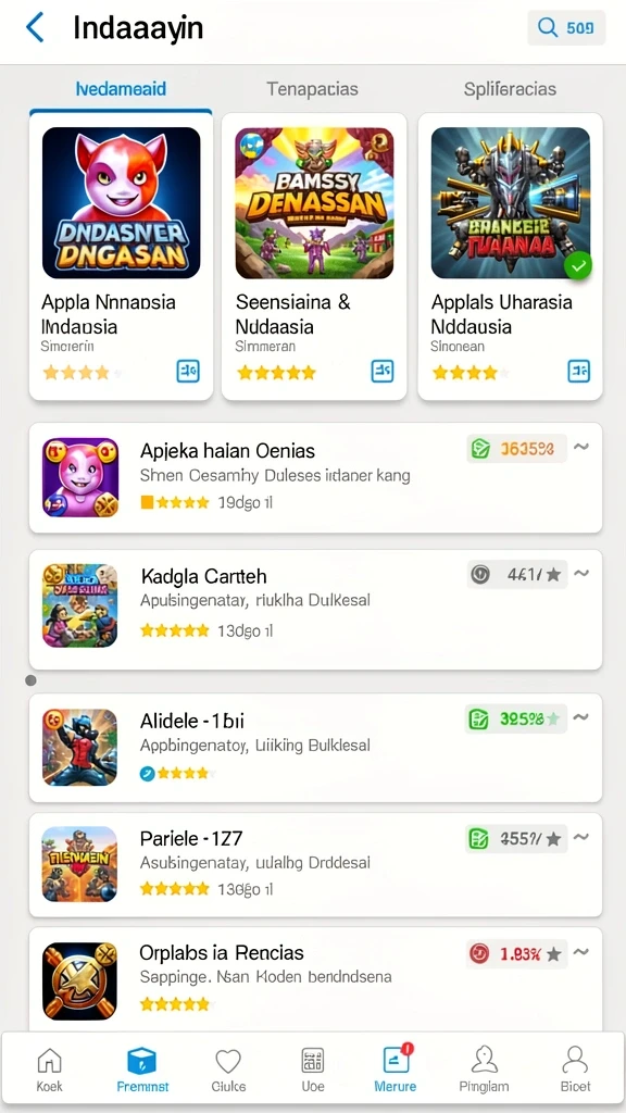 Tampilan antarmuka yang sederhana dan memudahkan navigasi.