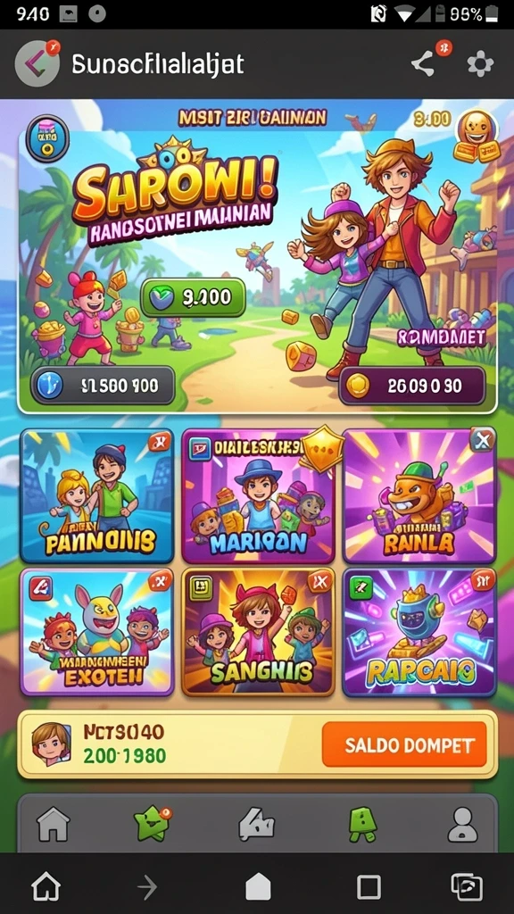Grafis memukau yang menambah keseruan bermain.