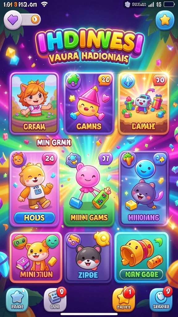 Tampilan awal game QT777 yang menarik.