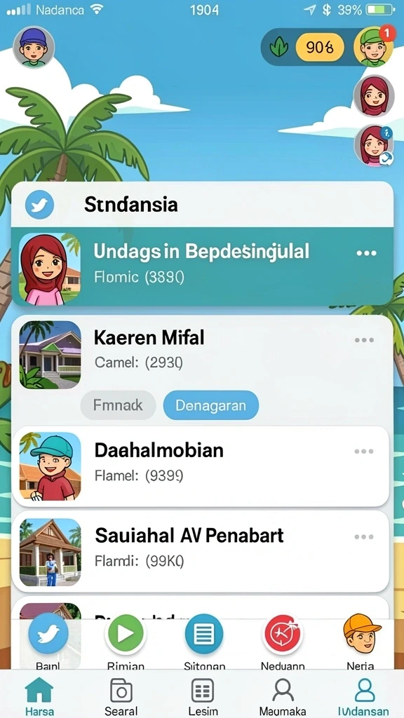 Mode permainan yang beragam dan seru untuk dimainkan.