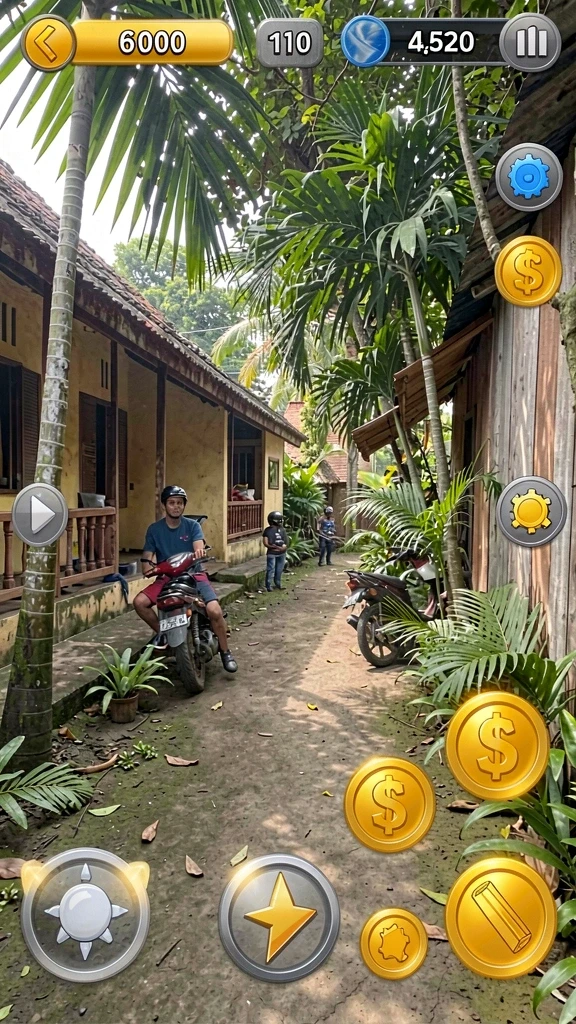 Screenshot menunjukkan mode multiplayer yang seru dan interaktif.