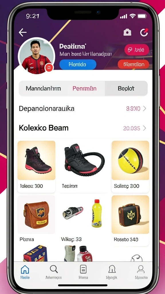 Tampilan antarmuka yang intuitif dan menarik.