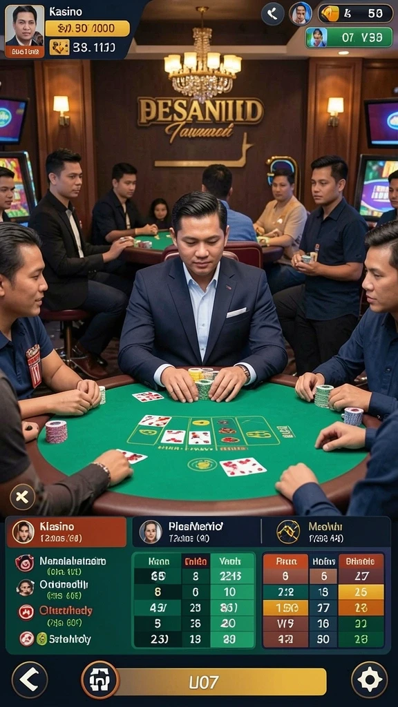 Tampilan menu utama yang menarik dan mudah dinavigasi.