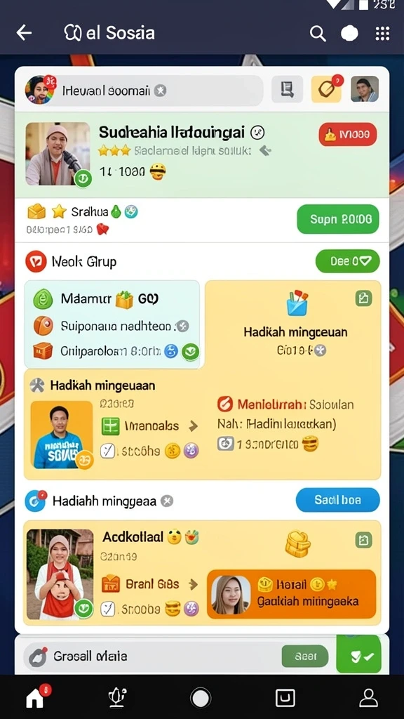 Tampilan awal yang menarik dan ramah pengguna.
