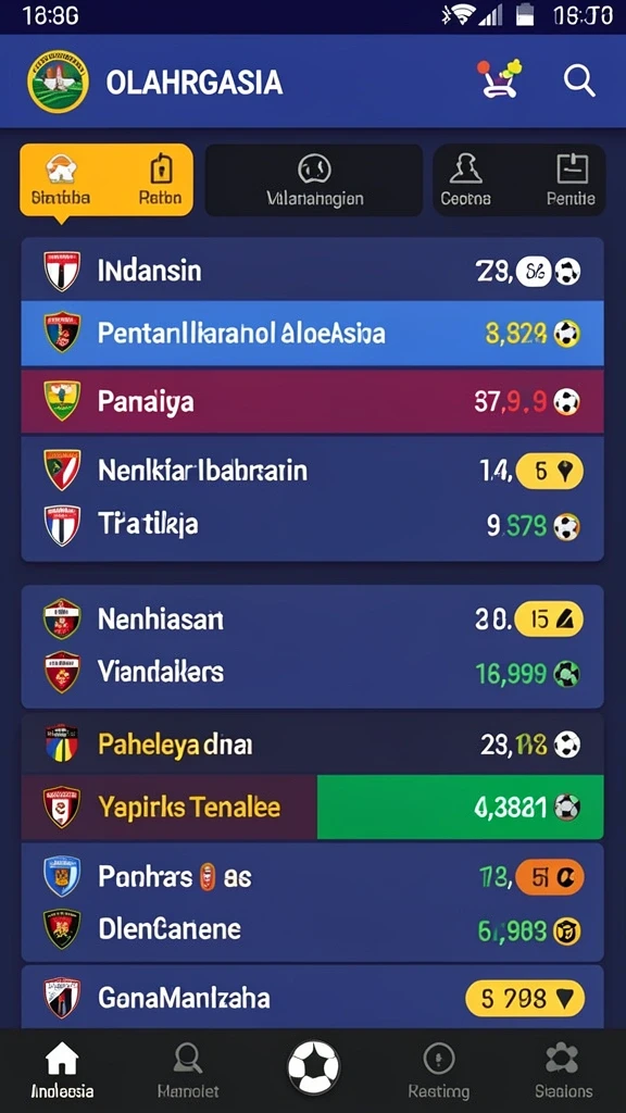 Tampilkan karakter unik yang bisa dipilih oleh pemain.