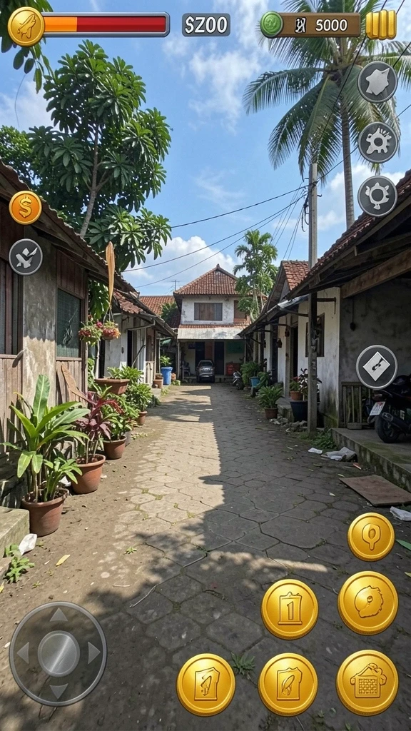 Tangkapan layar menampilkan karakter utama sedang bertarung.