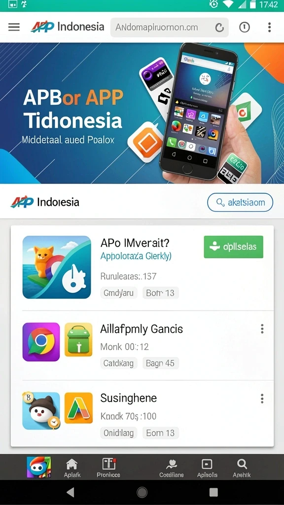 Tampilan awal yang menarik dan mudah digunakan.