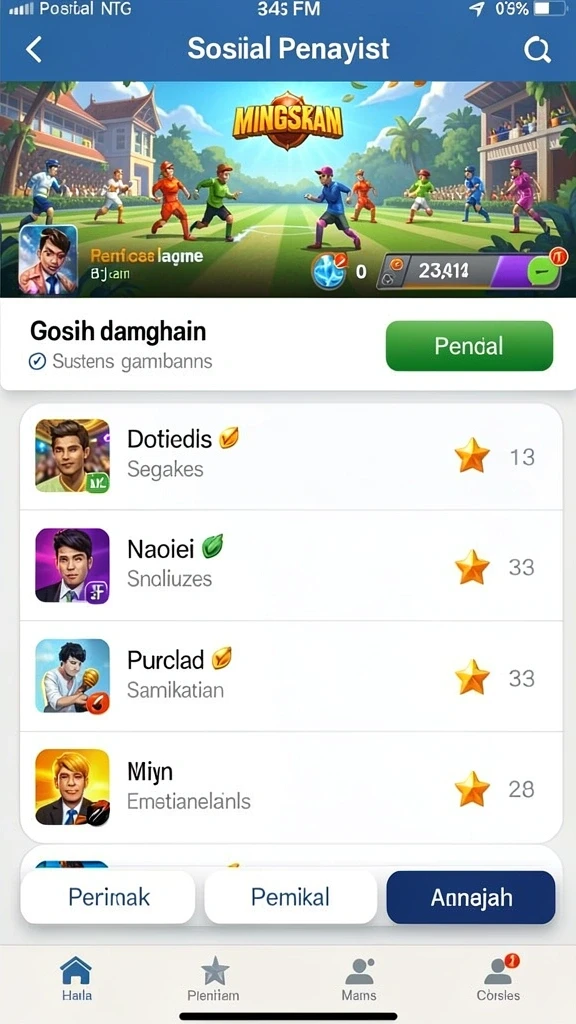 Mode permainan yang bervariasi untuk semua pemain.