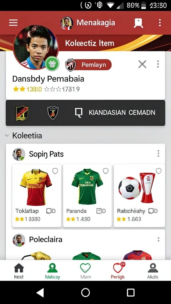 Tampilan antarmuka yang user-friendly dan menarik.