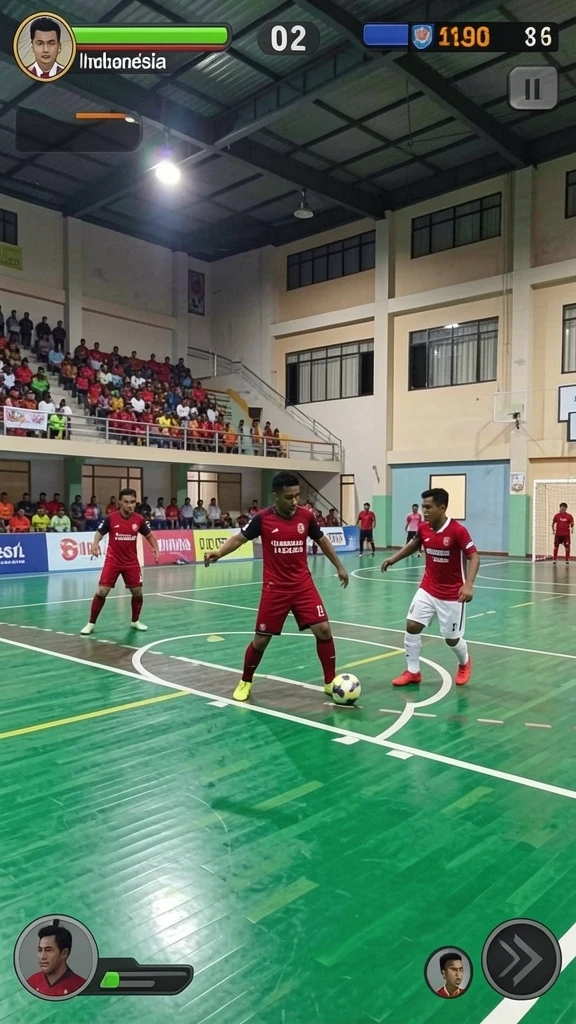 Screenshot menunjukkan tampilan grafis yang menakjubkan dari permainan.